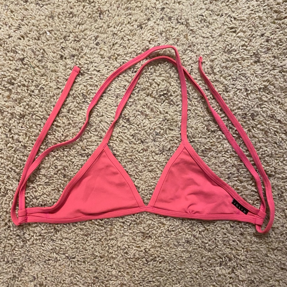 Pink Jolyn Bikini Top